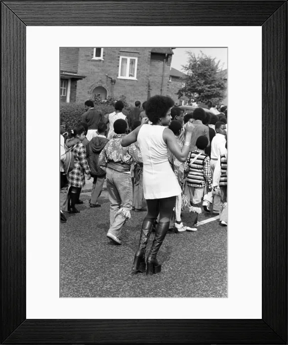 Framed Print : Caribbean Festival, Alexandra Park, Manchester, 28th May 1973