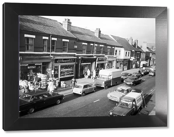Bustling Earlsdon Street Coventry 31st October 1973
