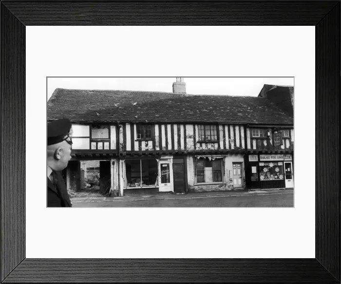 Framed Print : At the far end of the north side of Spon street is number 159 - 162 Framed Print : At the far end of the north side of Spon street is number 159 - 162