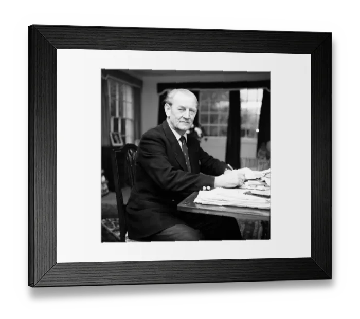 Framed Print : Lieutenant Colonel John Malcolm Thorpe Fleming Churchill, DSO & Bar