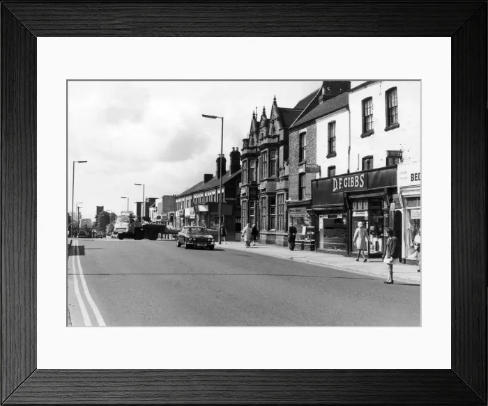Framed Print : Foleshill Road, Foleshill Coventry 2nd June 1976
