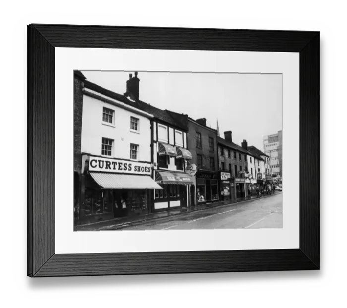 Framed Print : The Burges Coventry City Centre 30th January 1980 Framed Print : The Burges Coventry City Centre 30th January 1980