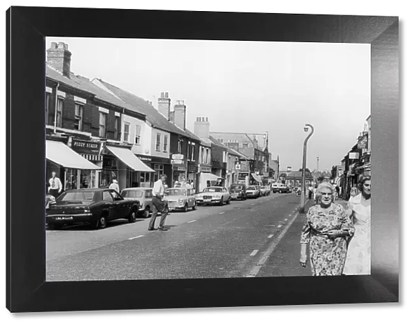 Bustling Earlsdon Street Coventry 20th August 1976