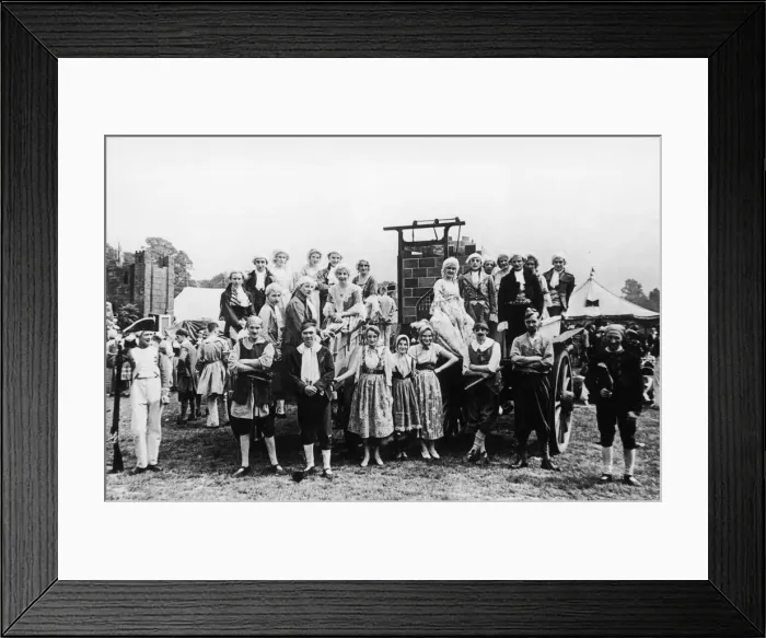 Framed Print : The 1937 Godiva Pageant, The Standard Motor Company staged a production of Marie Framed Print : The 1937 Godiva Pageant, The Standard Motor Company staged a production of Marie