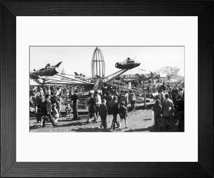 Framed Print : The Crock Fair at Hearsall Common 16th May 1974 Framed Print : The Crock Fair at Hearsall Common 16th May 1974
