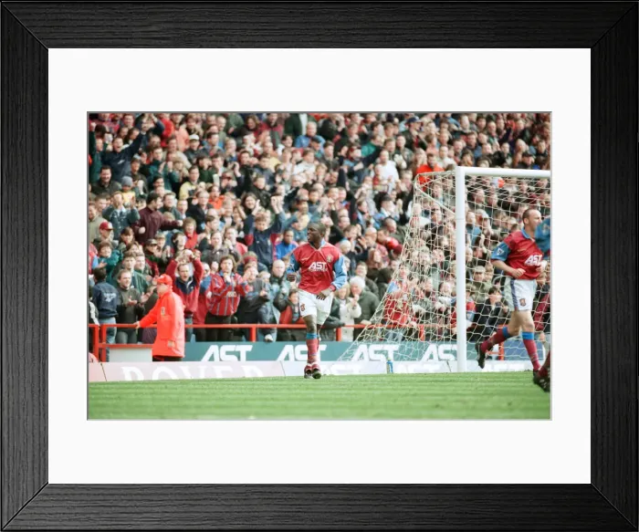 Framed Print : English Premier League match at Villa Park. Aston Villa 1 v Tottenham Hotspur 1