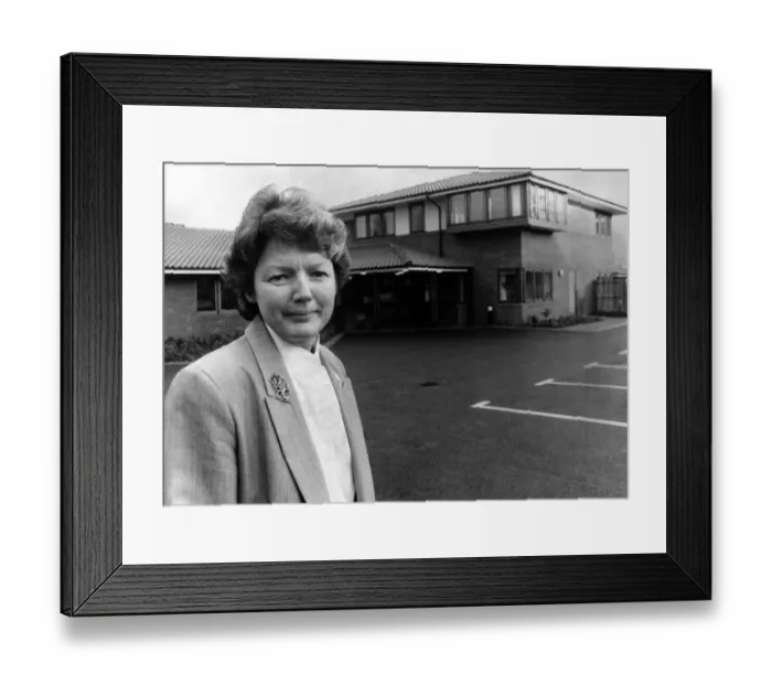 Framed Print : Sally Day, Director of the Acorns Childrens Hospice, Oak Tree Lane, Selly Oak Framed Print : Sally Day, Director of the Acorns Childrens Hospice, Oak Tree Lane, Selly Oak