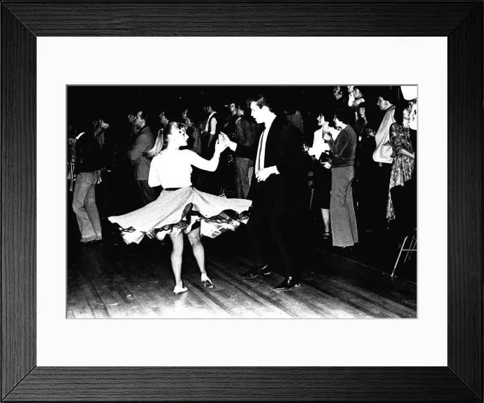 Framed Print : Rock and Roll dancers jiving on the dance floor at a Jerry Lee Lewis concert Framed Print : Rock and Roll dancers jiving on the dance floor at a Jerry Lee Lewis concert