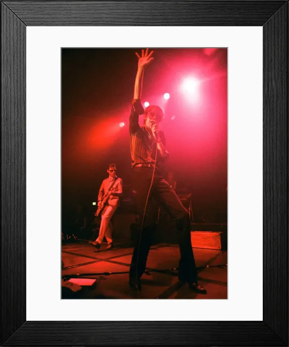 Framed Print : Pulp play the Clickimin Centre, Shetland, 13th August 1996. Lead Singer, Jarvis Cocker Framed Print : Pulp play the Clickimin Centre, Shetland, 13th August 1996. Lead Singer, Jarvis Cocker