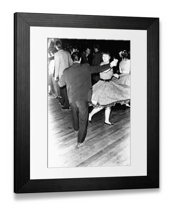 Framed Print : Rock and Roll dancers jiving on the dance floor at a Jerry Lee Lewis concert Framed Print : Rock and Roll dancers jiving on the dance floor at a Jerry Lee Lewis concert