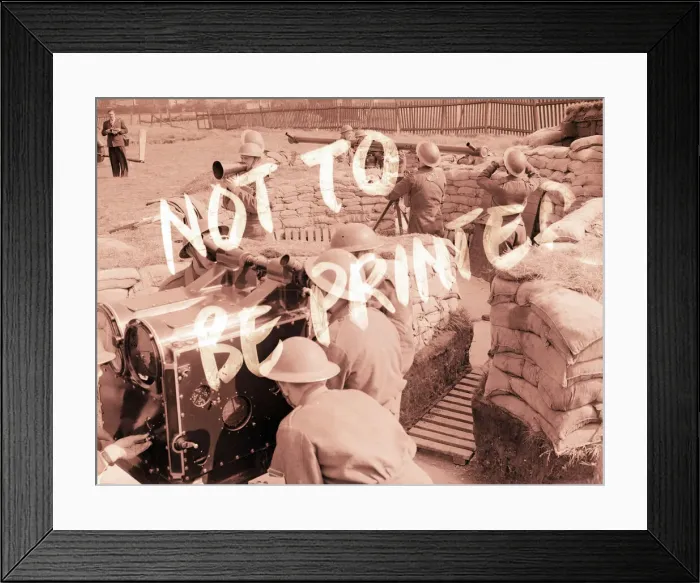 Framed Print : Anti Aircraft Defences, Birmingham, 10th May 1941. World War Two Air Raids Framed Print : Anti Aircraft Defences, Birmingham, 10th May 1941. World War Two Air Raids