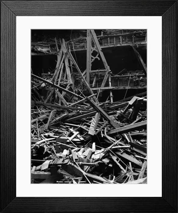Framed Print : The Prince of Wales Theatre, Broad Street, Birmingham, was a casualty of one of