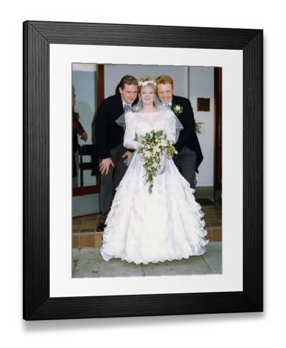 Framed Print : Footballer Paul Gascoigne - Gazza The wedding of Anna Marie Gascoigne to John Paul Framed Print : Footballer Paul Gascoigne - Gazza The wedding of Anna Marie Gascoigne to John Paul