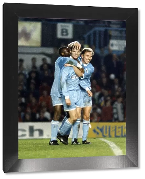 Coventry City 2-3 Manchester United, Premier league match, Highfield Road