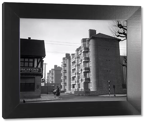 Block of Flats, Hammersmith London, 8th February 1949