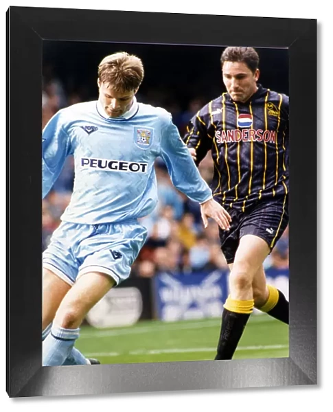 Coventry City 2-0 Sheffield Wednesday, premier league match at Highfield Road