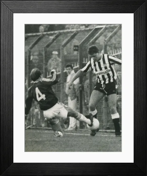 Framed Print : Newcastle United v Charlton Athletic. 28th November, 1987