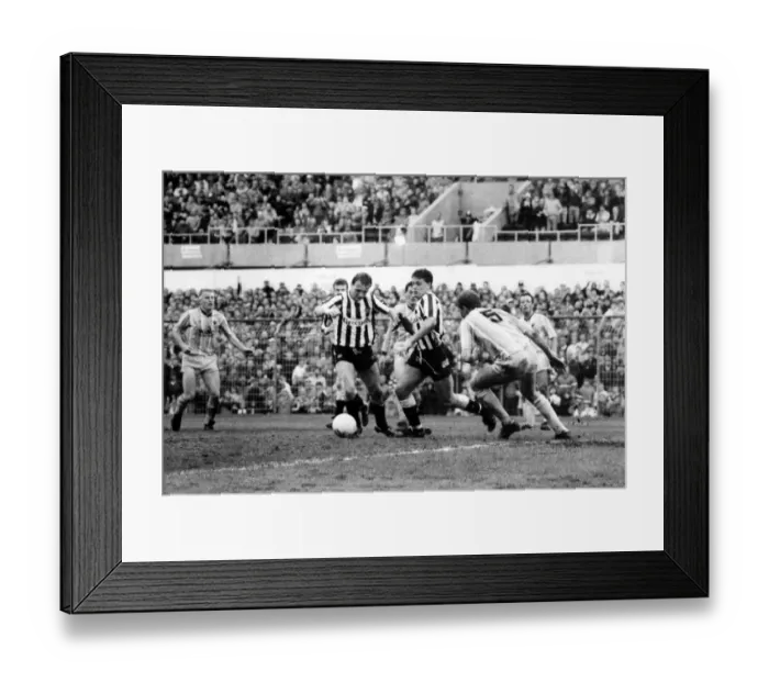 Framed Print : Newcastle United v Oxford United. 9th December, 1989. Newcastle Framed Print : Newcastle United v Oxford United. 9th December, 1989. Newcastle