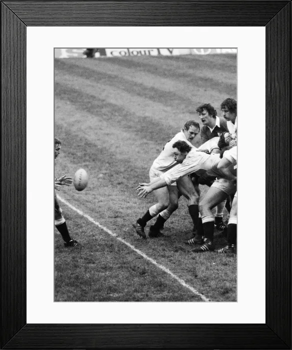 Framed Print : Rugby Union Five Nations International match at Twickenham. England 24 v Ireland 9