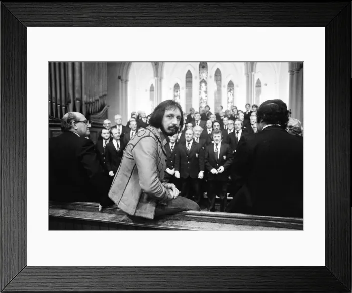 Framed Print : John Entwistle, bass guitarist of British rock group The Who Framed Print : John Entwistle, bass guitarist of British rock group The Who
