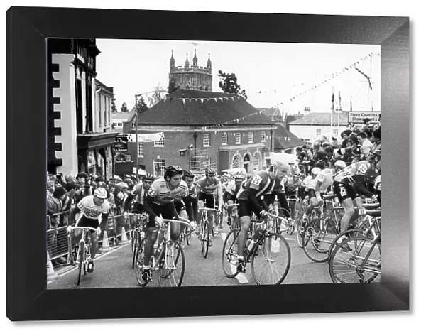Competitors in the 1987 Milk Race, now better known as the Tour of Britain