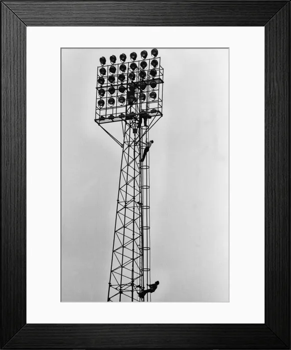 Framed Print : The Who rock group in concert at The Valley, home ground of Charlton Athletic Football