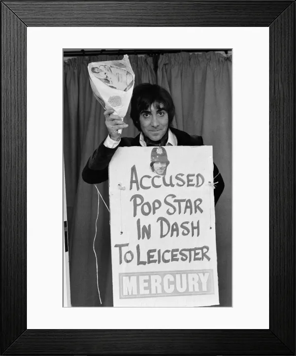 Framed Print : Drummer of The Who rock group Keith Moon. October 1975 Framed Print : Drummer of The Who rock group Keith Moon. October 1975