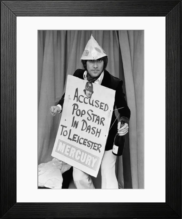 Framed Print : Drummer of The Who rock group Keith Moon. October 1975 Framed Print : Drummer of The Who rock group Keith Moon. October 1975