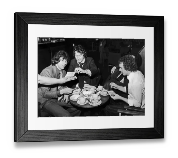 Framed Print : Birmingham City players Keith Bertschin, Trevor Francis Framed Print : Birmingham City players Keith Bertschin, Trevor Francis