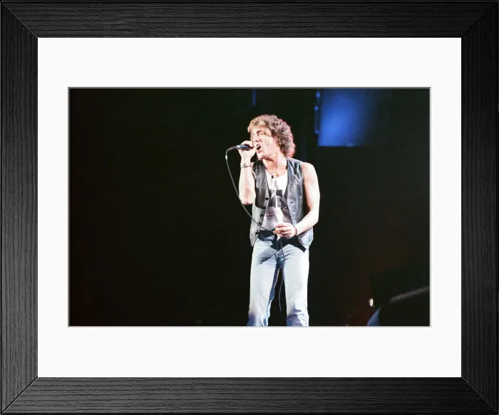Framed Print : British rock group The Who performing on stage at the Birmingham NEC Arena during Framed Print : British rock group The Who performing on stage at the Birmingham NEC Arena during