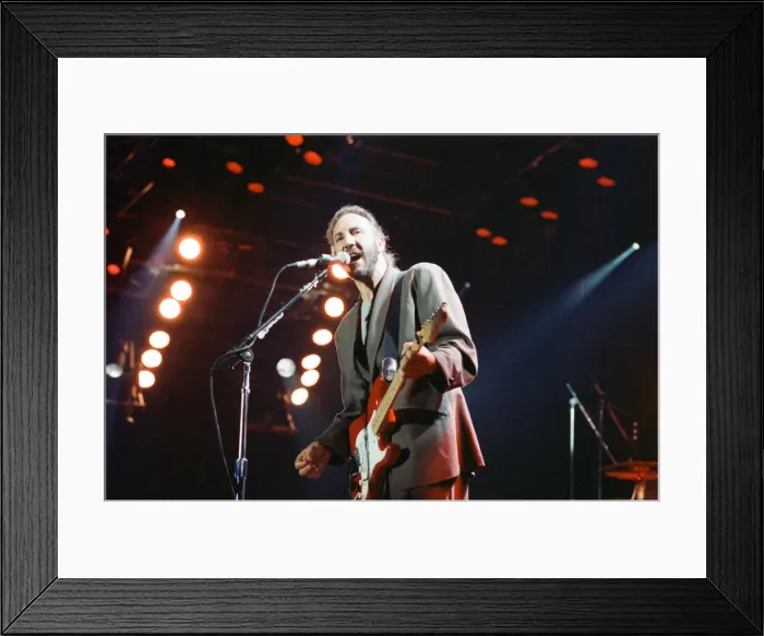 Framed Print : British rock group The Who performing on stage at the Birmingham NEC Arena during Framed Print : British rock group The Who performing on stage at the Birmingham NEC Arena during