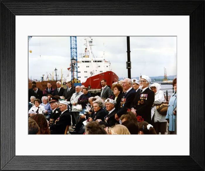 Framed Print : World War Two - Second World War - The D-Day remembrance ceremony at the Mill Dam Framed Print : World War Two - Second World War - The D-Day remembrance ceremony at the Mill Dam