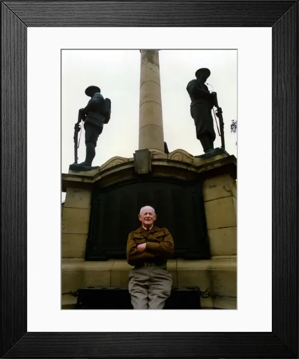 Framed Print : World War Two - Second World War - Veteran Don Leslie of Eglingham Framed Print : World War Two - Second World War - Veteran Don Leslie of Eglingham