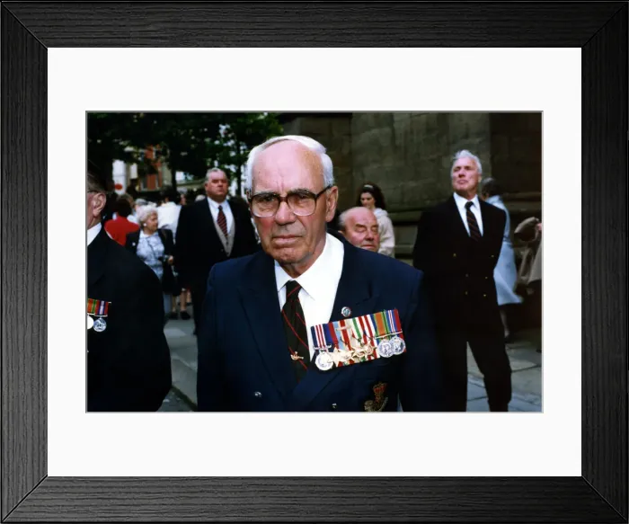 Framed Print : World War Two - Second World War - D-Day Remembrance Parade - Veteran Joe Wear Framed Print : World War Two - Second World War - D-Day Remembrance Parade - Veteran Joe Wear
