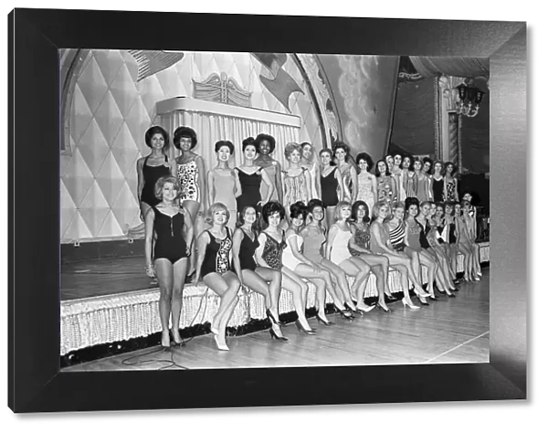 Contestants for Miss World 1964, Beauty Competition, Photo-call, Friday 6th November 1964