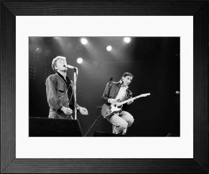 Framed Print : British rock group The Who in Toronto, Canada. Singer Roger Daltrey Framed Print : British rock group The Who in Toronto, Canada. Singer Roger Daltrey