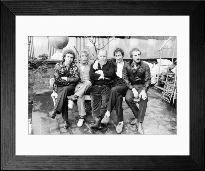 Framed Print : British rock group The Who. Left to right: Kenney Jones, Roger Daltrey Framed Print : British rock group The Who. Left to right: Kenney Jones, Roger Daltrey