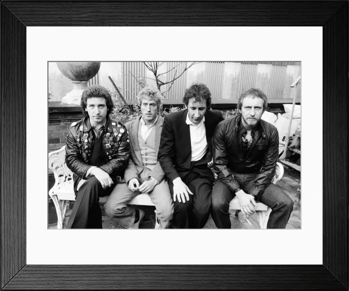 Framed Print : British rock group The Who. Left to right: Kenney Jones, Roger Daltrey Framed Print : British rock group The Who. Left to right: Kenney Jones, Roger Daltrey