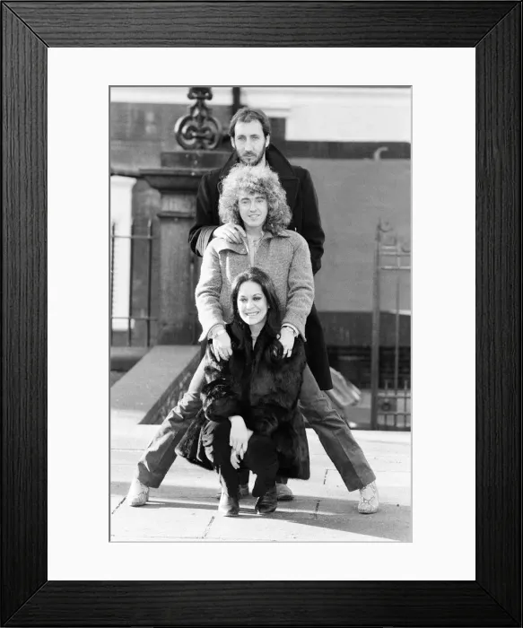 Framed Print : Pete Townshend, guitarist with British rock group The Who Framed Print : Pete Townshend, guitarist with British rock group The Who