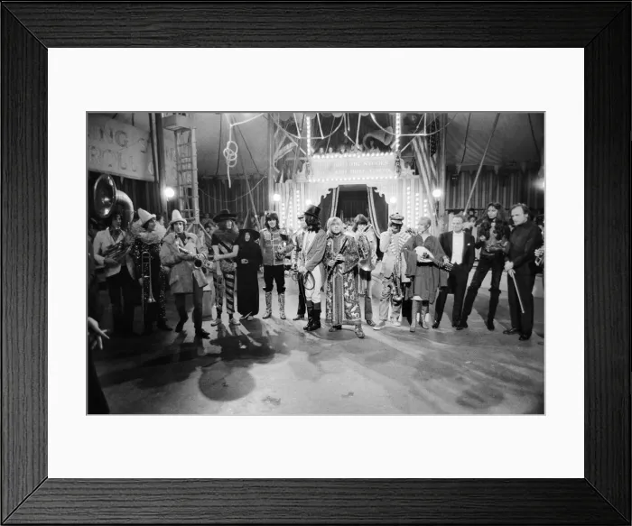 Framed Print : The Rolling Stones Rock n Roll Circus TV special, Intertel Studios Framed Print : The Rolling Stones Rock n Roll Circus TV special, Intertel Studios
