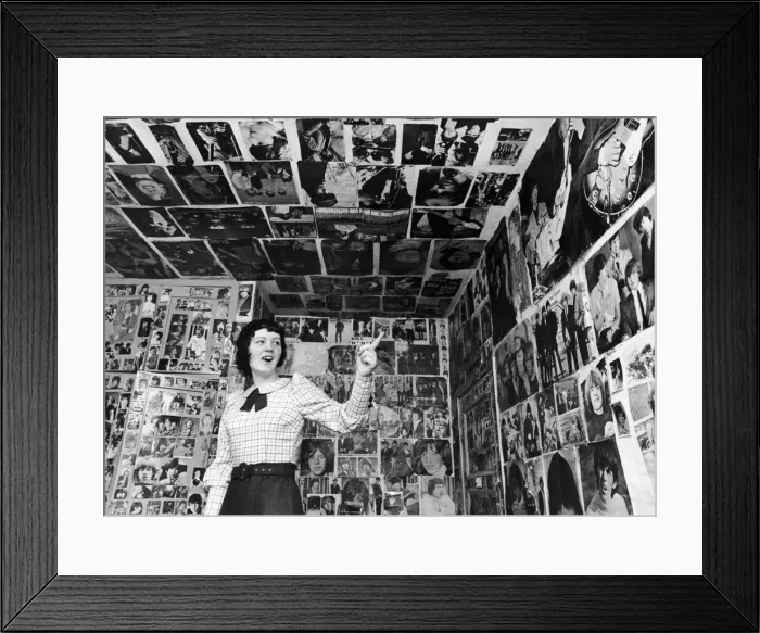 Framed Print : Its Alice in Dreamland. Alice, 18, is one of the Rolling Stones keenest fans