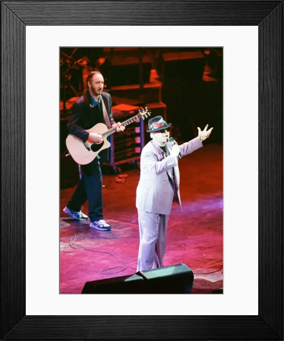 Framed Print : British rock group The Who on stage at the Royal Albert Hall for their performance in Framed Print : British rock group The Who on stage at the Royal Albert Hall for their performance in