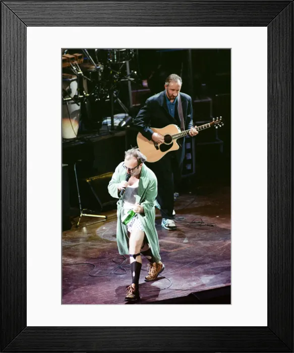Framed Print : British rock group The Who on stage at the Royal Albert Hall for their performance in Framed Print : British rock group The Who on stage at the Royal Albert Hall for their performance in