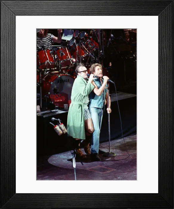 Framed Print : British rock group The Who on stage at the Royal Albert Hall for their performance in Framed Print : British rock group The Who on stage at the Royal Albert Hall for their performance in