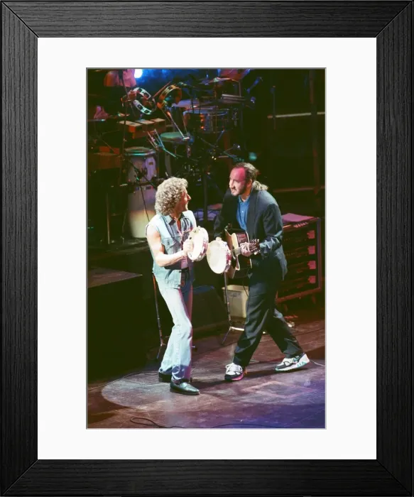 Framed Print : British rock group The Who on stage at the Royal Albert Hall for their performance in Framed Print : British rock group The Who on stage at the Royal Albert Hall for their performance in