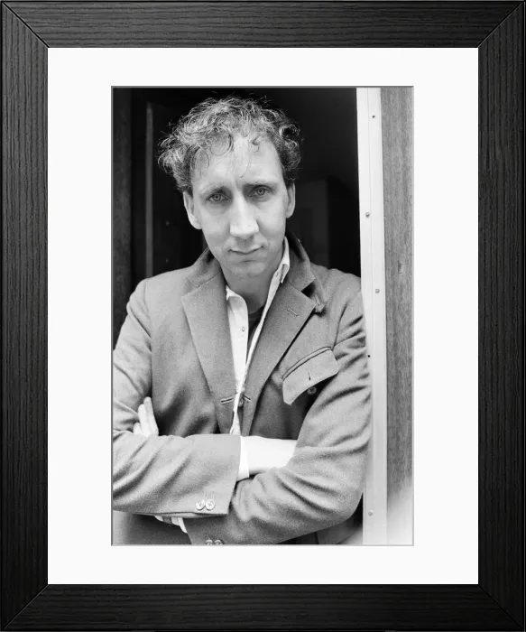 Framed Print : Pete Townshend of British rock group The Who, who is producing a show for the Prince Framed Print : Pete Townshend of British rock group The Who, who is producing a show for the Prince