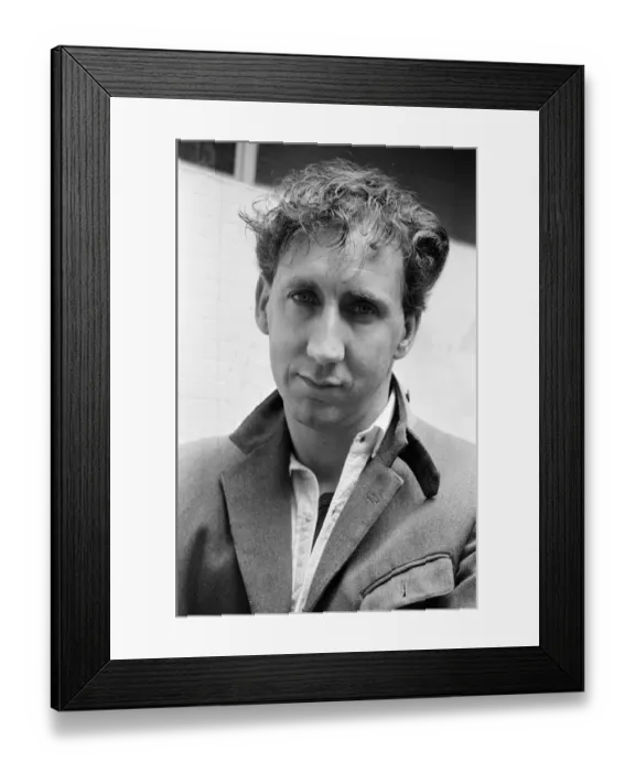 Framed Print : Pete Townshend of British rock group The Who, who is producing a show for the Prince Framed Print : Pete Townshend of British rock group The Who, who is producing a show for the Prince