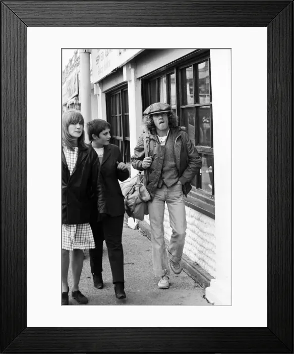 Framed Print : Filming of Quadrophenia in Brighton, based on the Mods and Rockers battles of the mid Framed Print : Filming of Quadrophenia in Brighton, based on the Mods and Rockers battles of the mid