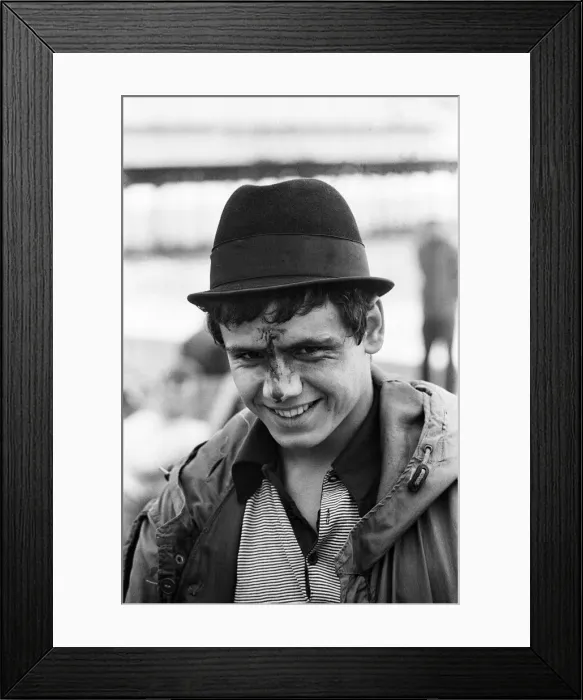 Framed Print : Filming of Quadrophenia in Brighton, based on the Mods and Rockers battles of the mid Framed Print : Filming of Quadrophenia in Brighton, based on the Mods and Rockers battles of the mid