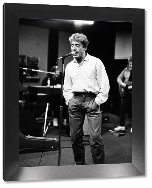 Roger Daltrey, former lead singer of British rock group The Who